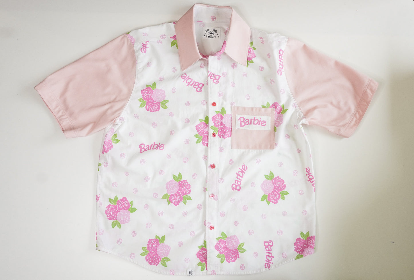 Chemise unisexe vintage upcyclée taille S / M