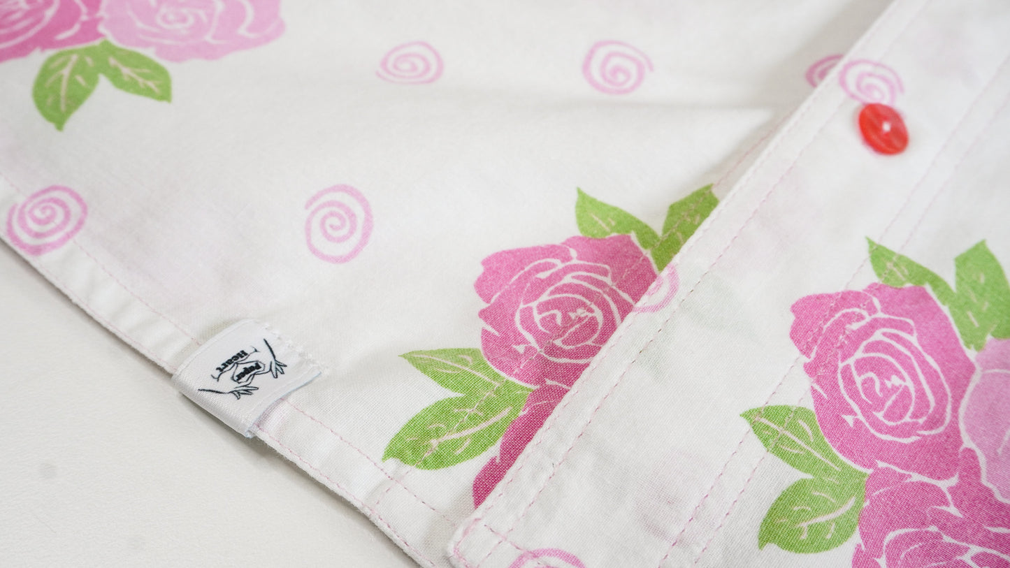 Chemise unisexe vintage upcyclée taille S / M