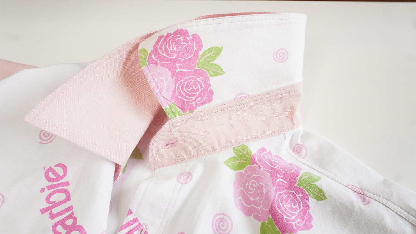 Chemise unisexe vintage upcyclée taille S / M
