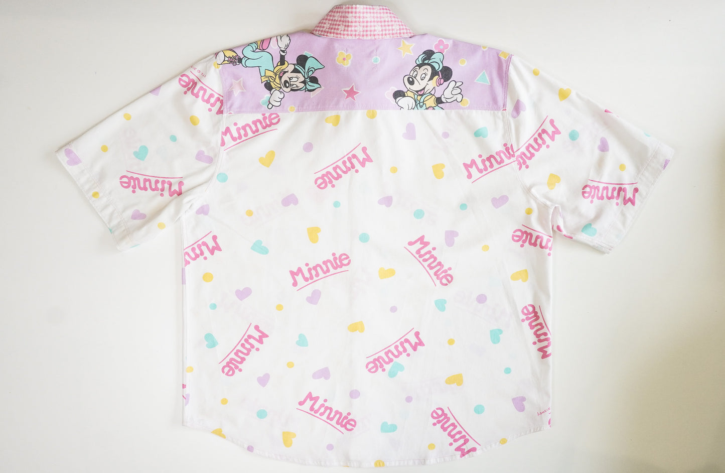 Chemise unisexe vintage upcyclée taille L / XL