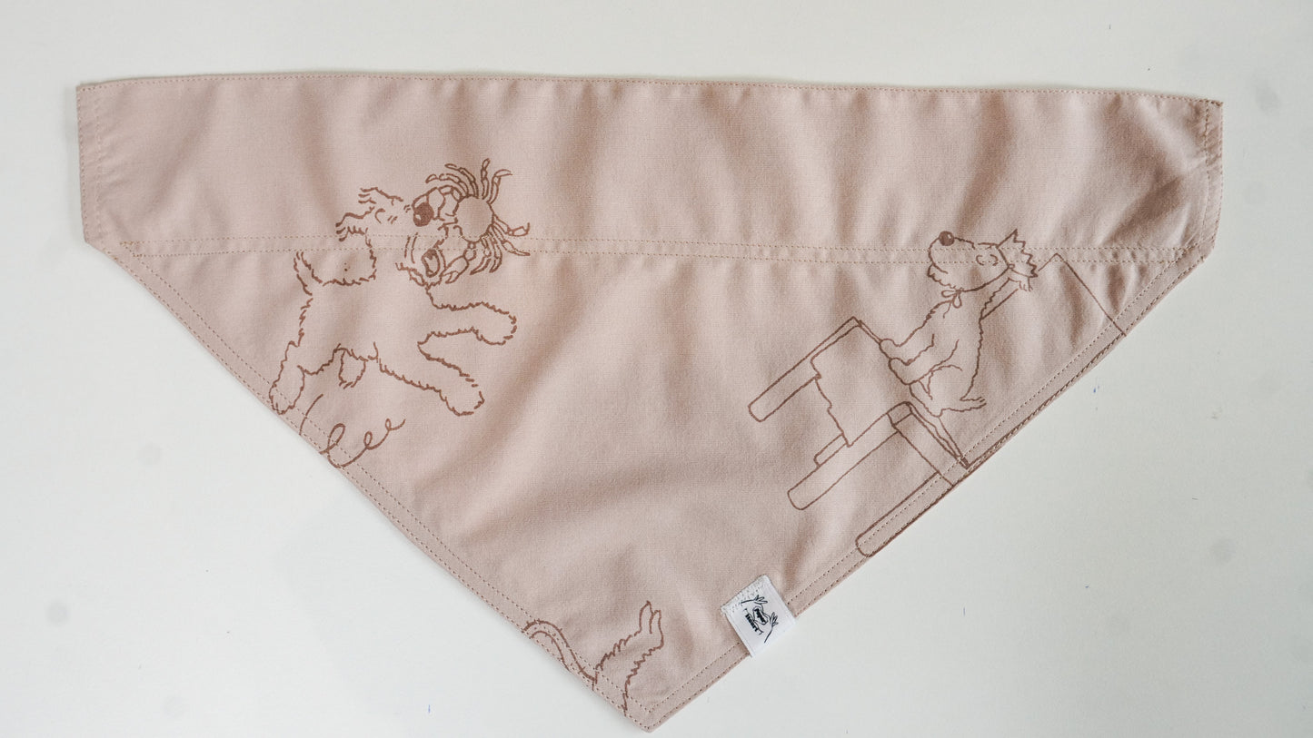 Bandana pour animaux vintage upcyclé ( XS - L )