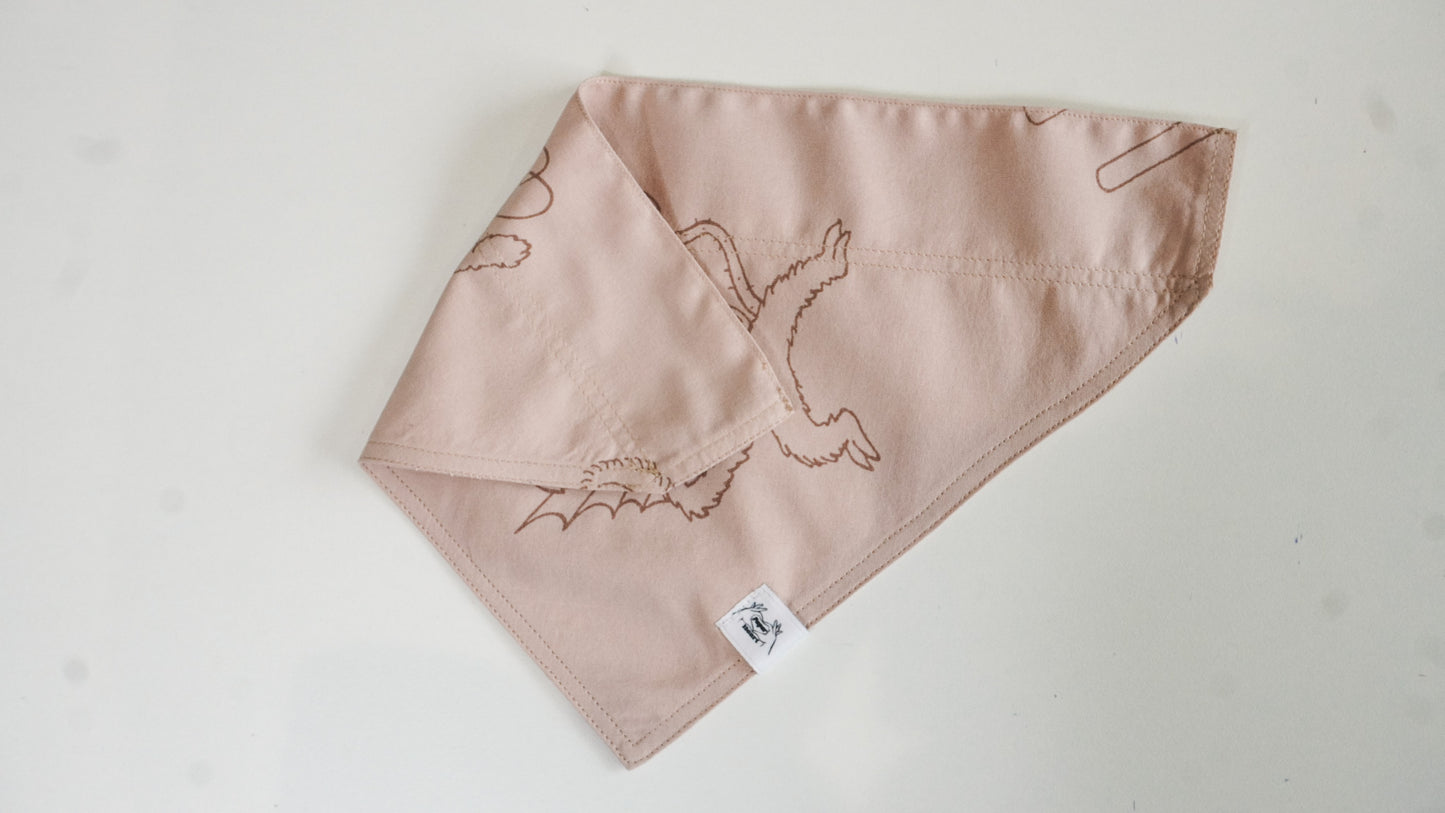 Bandana pour animaux vintage upcyclé ( XS - L )