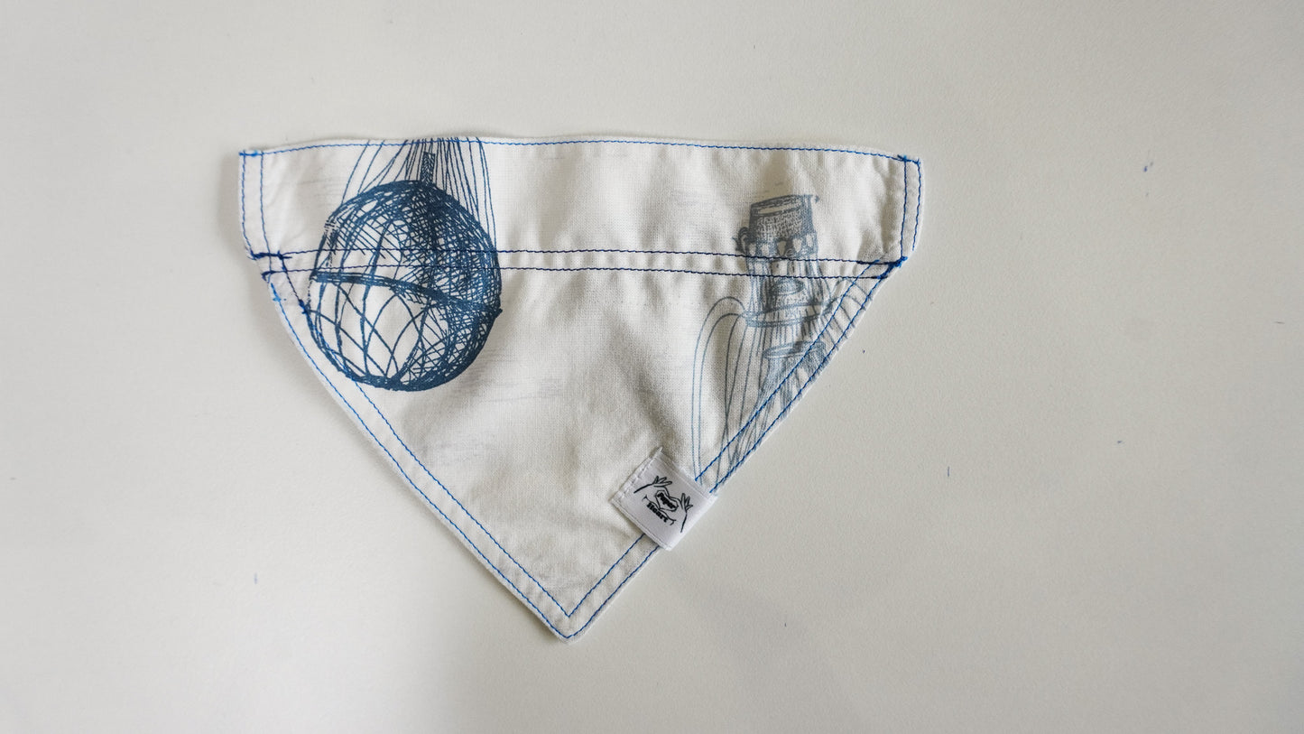 Bandana pour animaux vintage upcyclé ( XS - L )