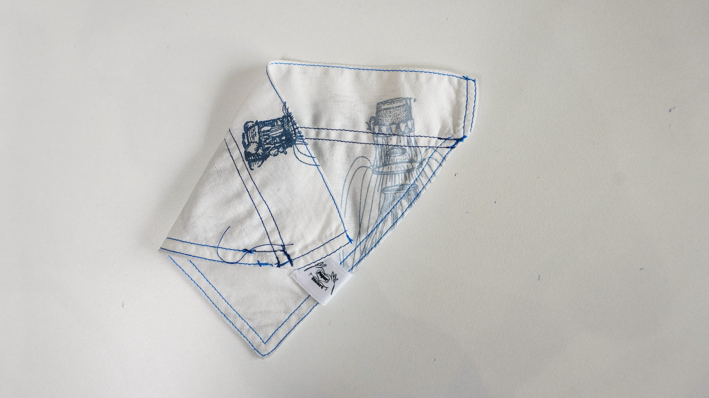 Bandana pour animaux vintage upcyclé ( XS - L )