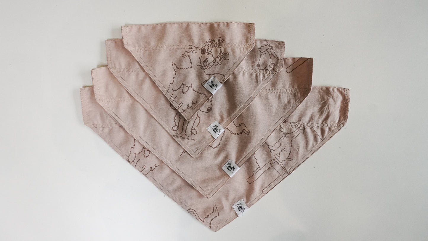 Bandana pour animaux vintage upcyclé ( XS - L )