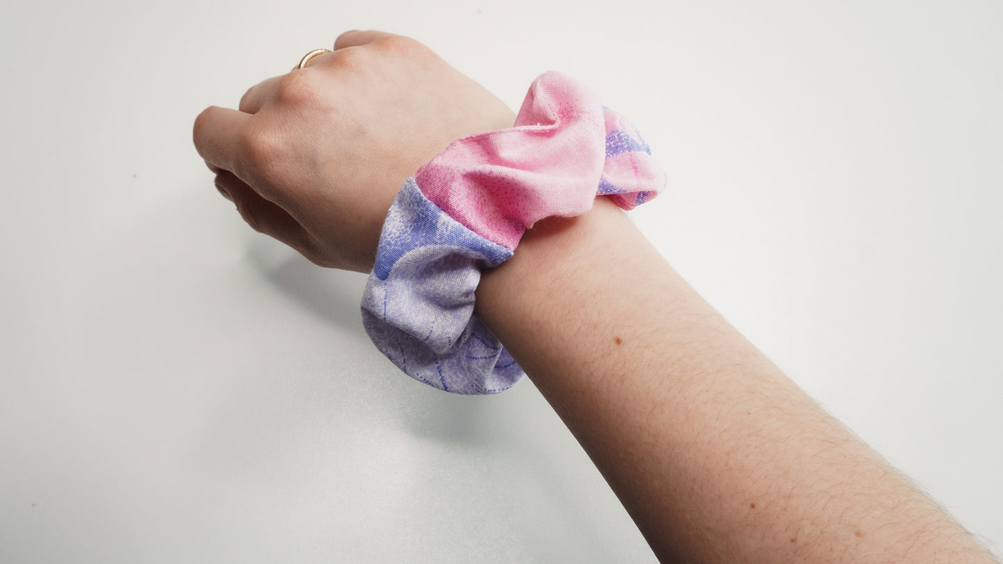 Chouchou vintage upcyclé