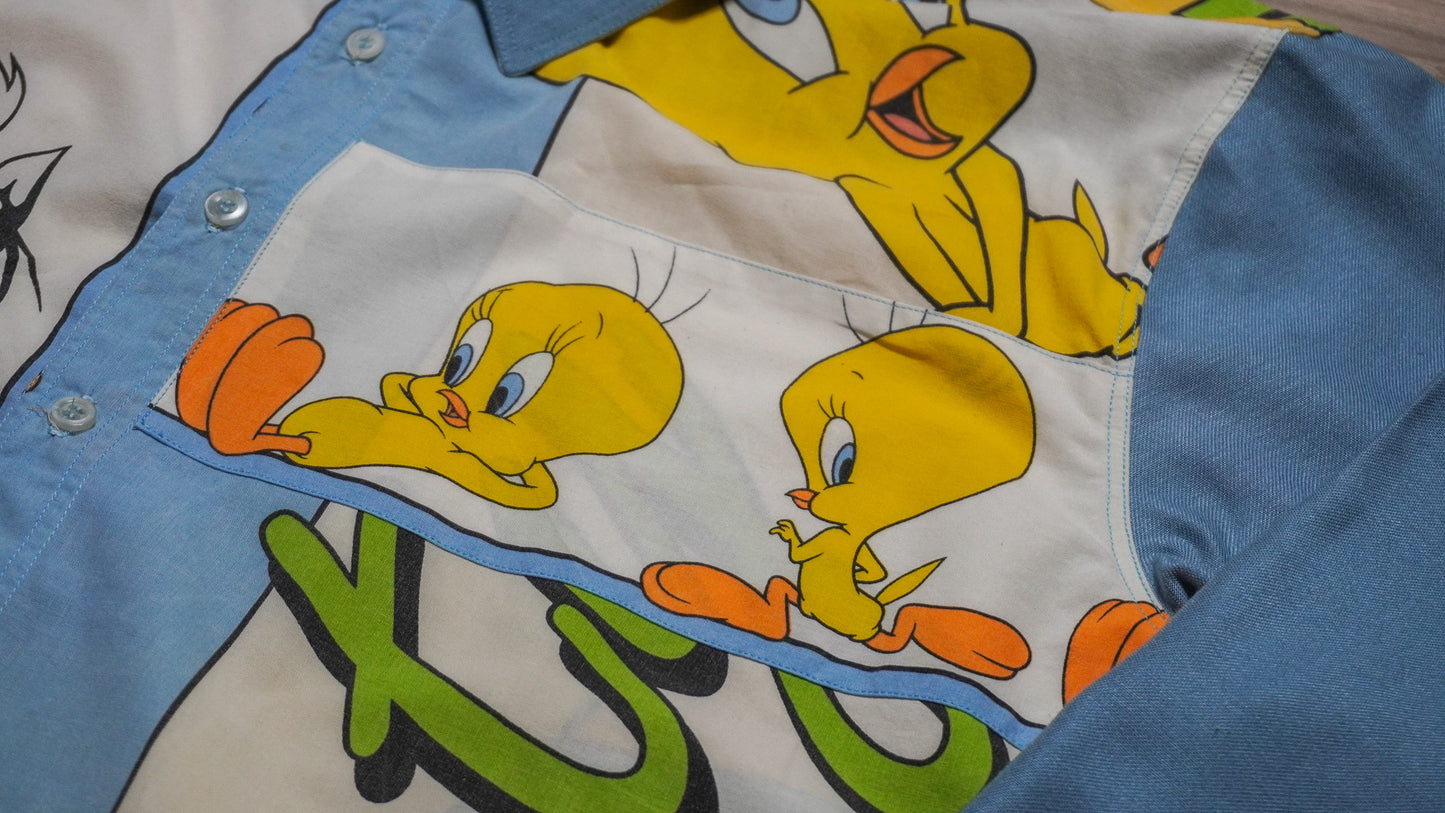 Chemise unisexe vintage upcyclée taille XL / 2XL