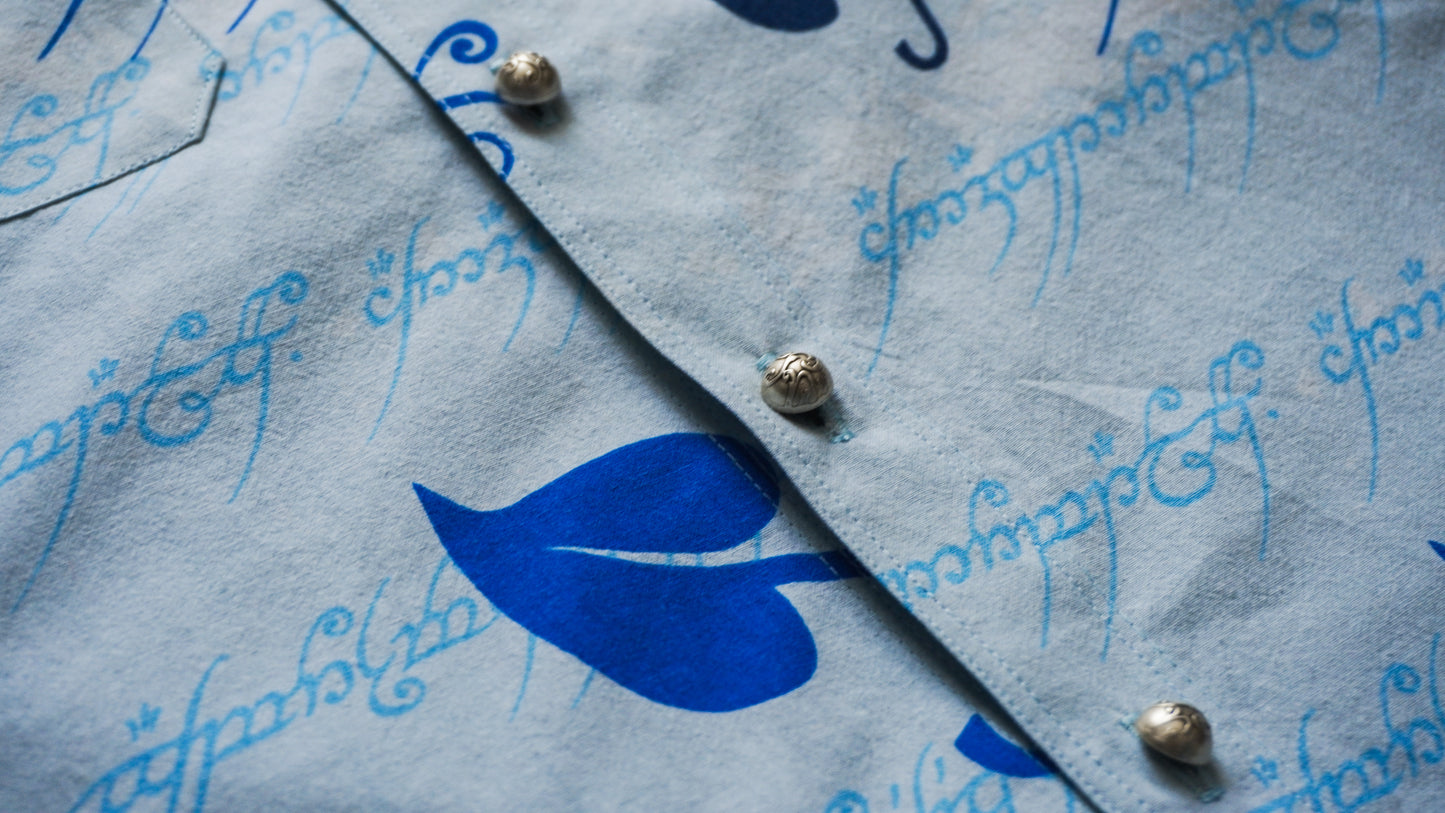 Chemise unisexe vintage upcyclée taille 2XL / 3XL