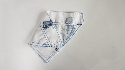 Bandana pour animaux vintage upcyclé ( XS - L )