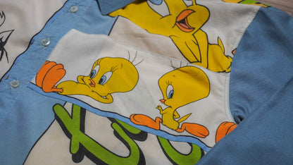 Chemise unisexe vintage upcyclée taille XL / 2XL
